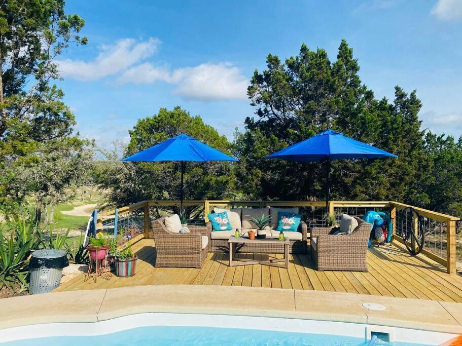 Cottage With Hot Tub And Pool Bandera, Tx. Buitenkant foto